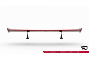 Carbon Spoiler With Internal Brackets Uprights + LED Volkswagen Jetta GLI Mk7