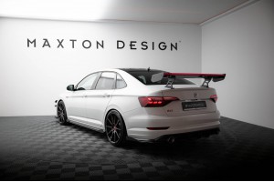 Carbon Spoiler With Internal Brackets Uprights + LED Volkswagen Jetta GLI Mk7