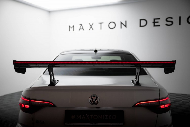 Αεροτομή Carbon Με Εσωτερικά Στηρίγματα + LED Volkswagen Jetta GLI Mk7