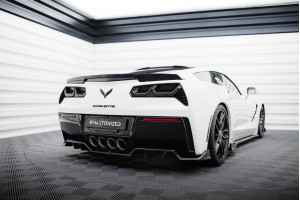 Central Rear Splitter (with vertical bars) Chevrolet Corvette C7 Central Rear Splitter (with vertical bars) Chevrolet Corvette C7