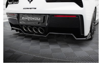 Central Rear Splitter (with vertical bars) Chevrolet Corvette C7