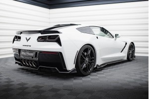 Central Rear Splitter (with vertical bars) Chevrolet Corvette C7 Central Rear Splitter (with vertical bars) Chevrolet Corvette C7