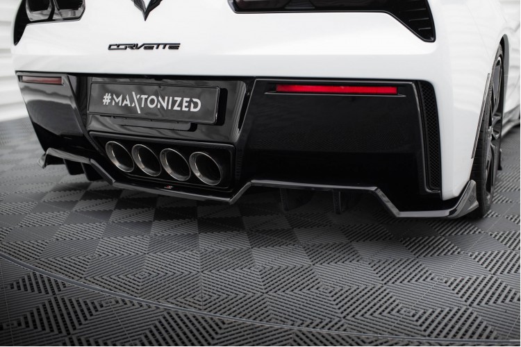 Κεντρικός Πίσω Splitter (με κατακόρυφες ράβδους) Chevrolet Corvette C7