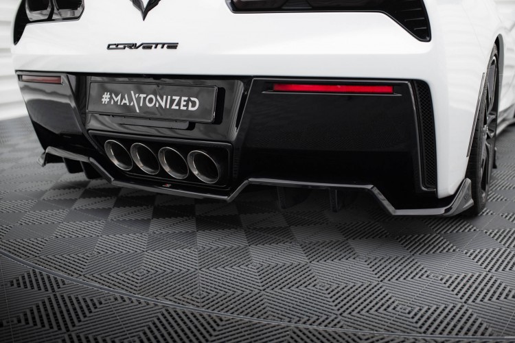 Κεντρικός Πίσω Splitter (με κατακόρυφες ράβδους) Chevrolet Corvette C7