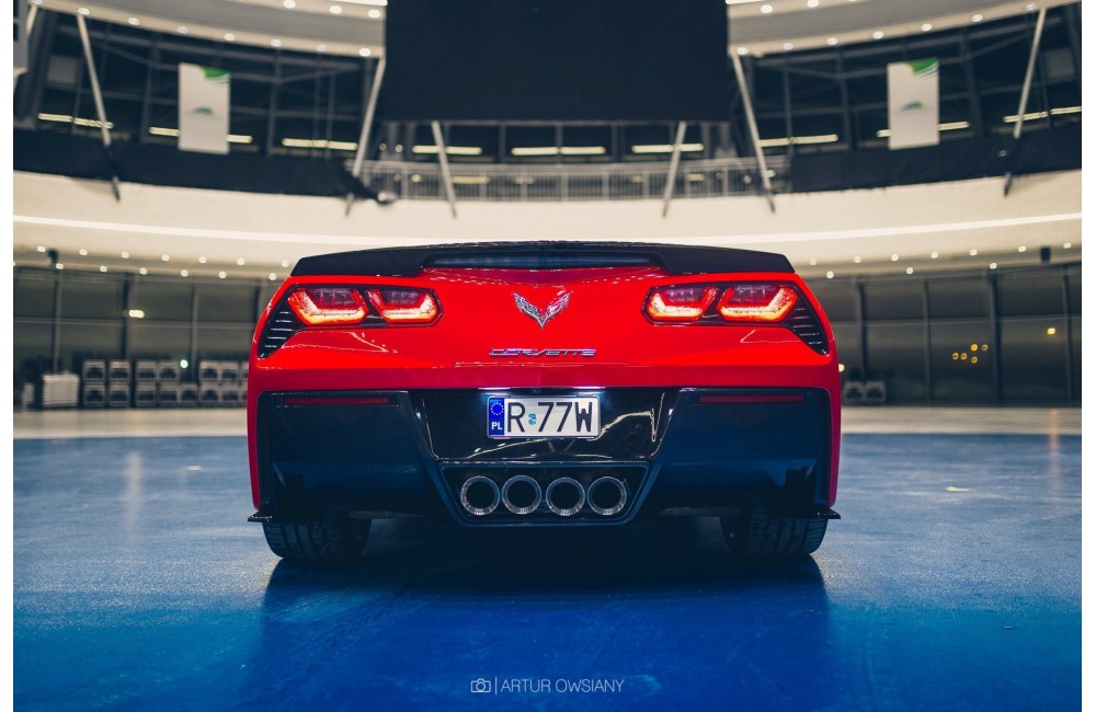 Rear Side Splitters Chevrolet Corvette Stingray C7