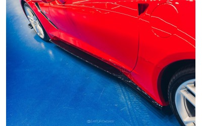 Side Skirts Diffusers V.1 Chevrolet Corvette Stingray C7