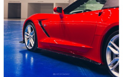 Side Skirts Diffusers V.1 Chevrolet Corvette Stingray C7