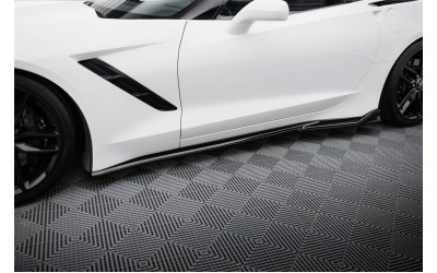 Side Skirts Diffusers V.2 Chevrolet Corvette Stingray C7