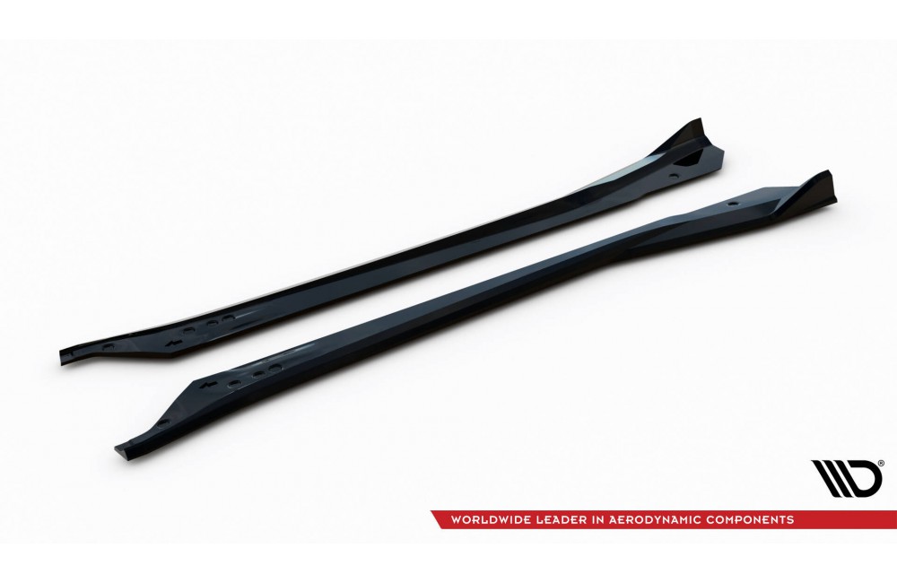 Set of Splitters Chevrolet Corvette Stingray C7