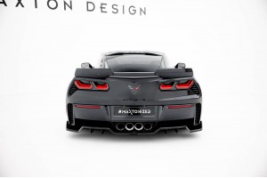 Central Rear Splitter (with vertical bars) Chevrolet Corvette Z06 C7 Central Rear Splitter (with vertical bars) Chevrolet Corvette Z06 C7
