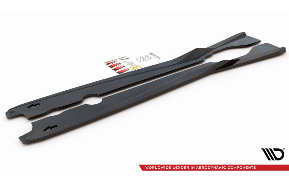 Set of Splitters Chevrolet Corvette C8