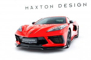 Set of Splitters Chevrolet Corvette C8