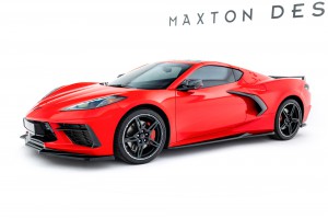 Set of Splitters Chevrolet Corvette C8