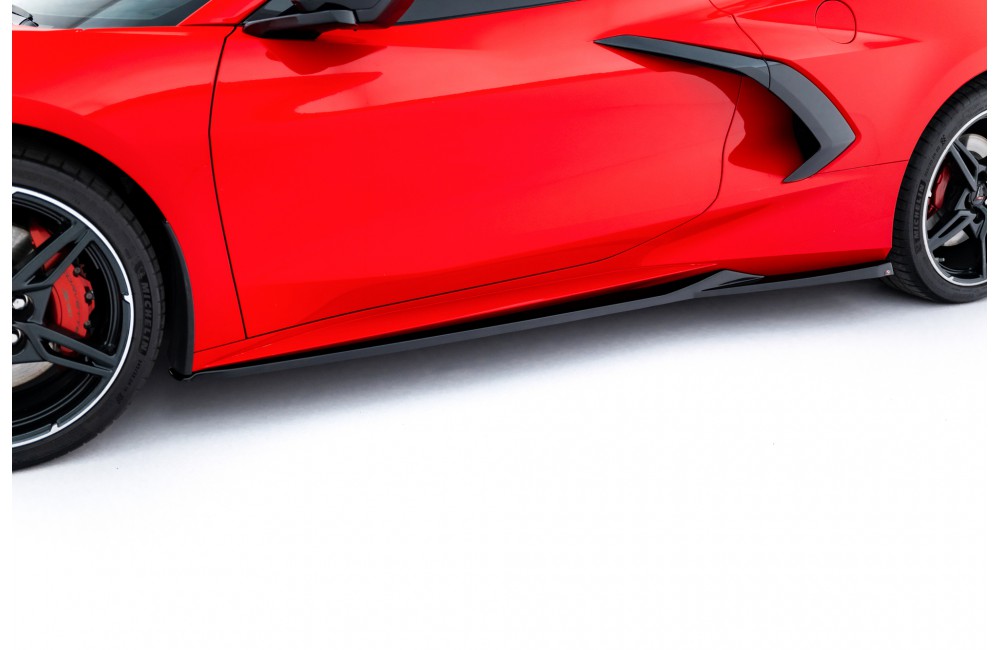 Set of Splitters Chevrolet Corvette C8