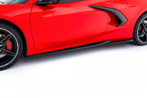 Set of Splitters Chevrolet Corvette C8