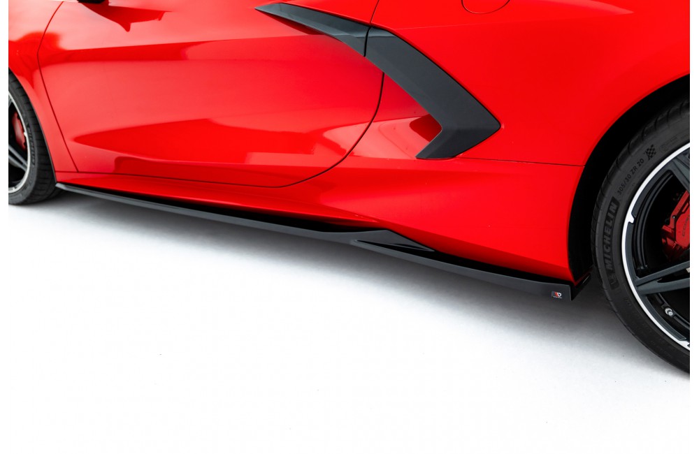 Set of Splitters Chevrolet Corvette C8