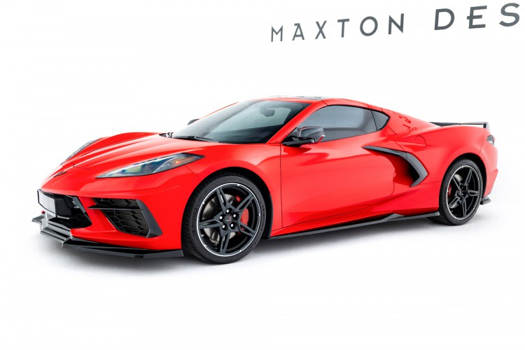 Set of Splitters Chevrolet Corvette C8