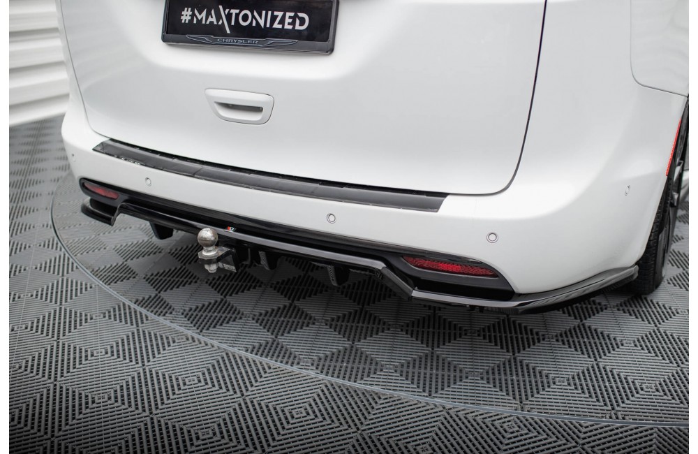 Rear Splitter (with vertical bars) Chrysler Pacifica Mk2 Facelift