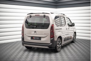 Rear Splitter Citroen Berlingo Mk3 - Gloss Black