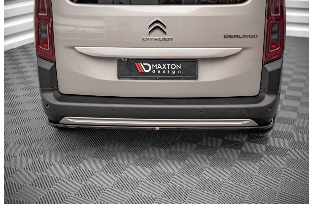 Rear Splitter Citroen Berlingo Mk3 - Gloss Black