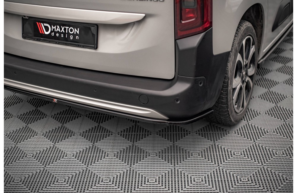 Rear Splitter Citroen Berlingo Mk3 - Gloss Black