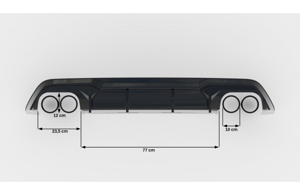 Rear Valance V.3 Cupra Formentor VZ  Mk1 / Mk1 Facelift