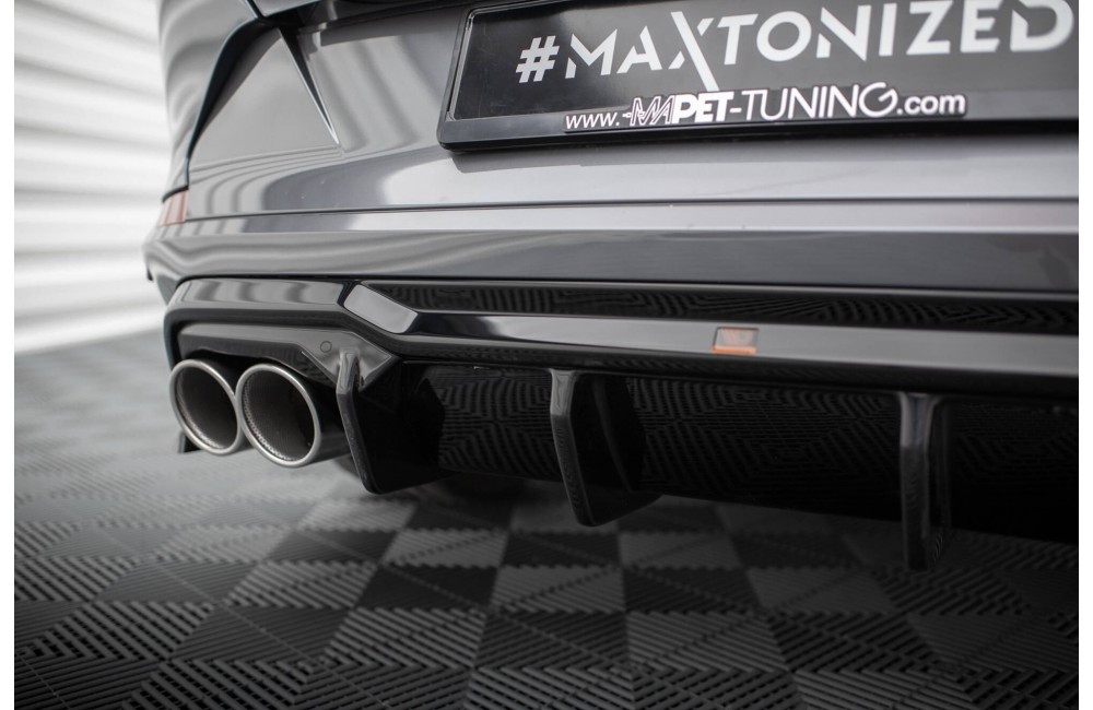 Rear Valance V.3 + Exhaust Ends Imitation Cupra Formentor Mk1 Facelift -