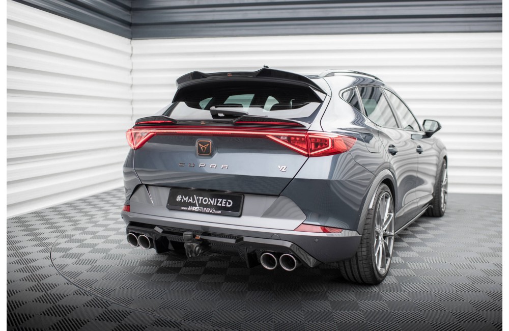 Rear Valance V.3 + Exhaust Ends Imitation Cupra Formentor Mk1 Facelift -