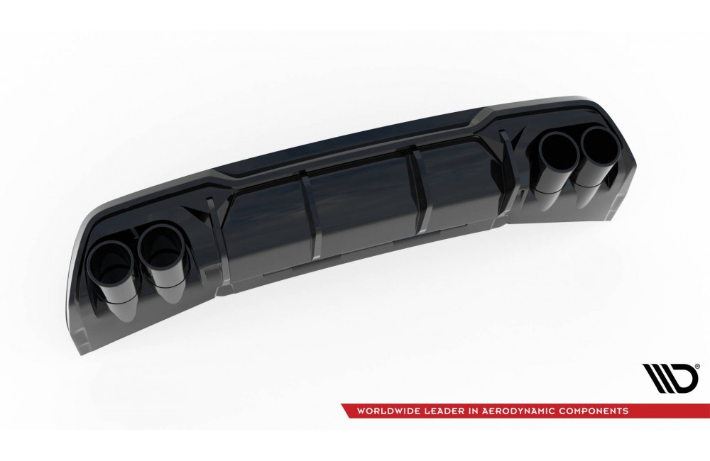 Rear Valance V.3 + Exhaust Ends Imitation Cupra Formentor Mk1 Facelift -