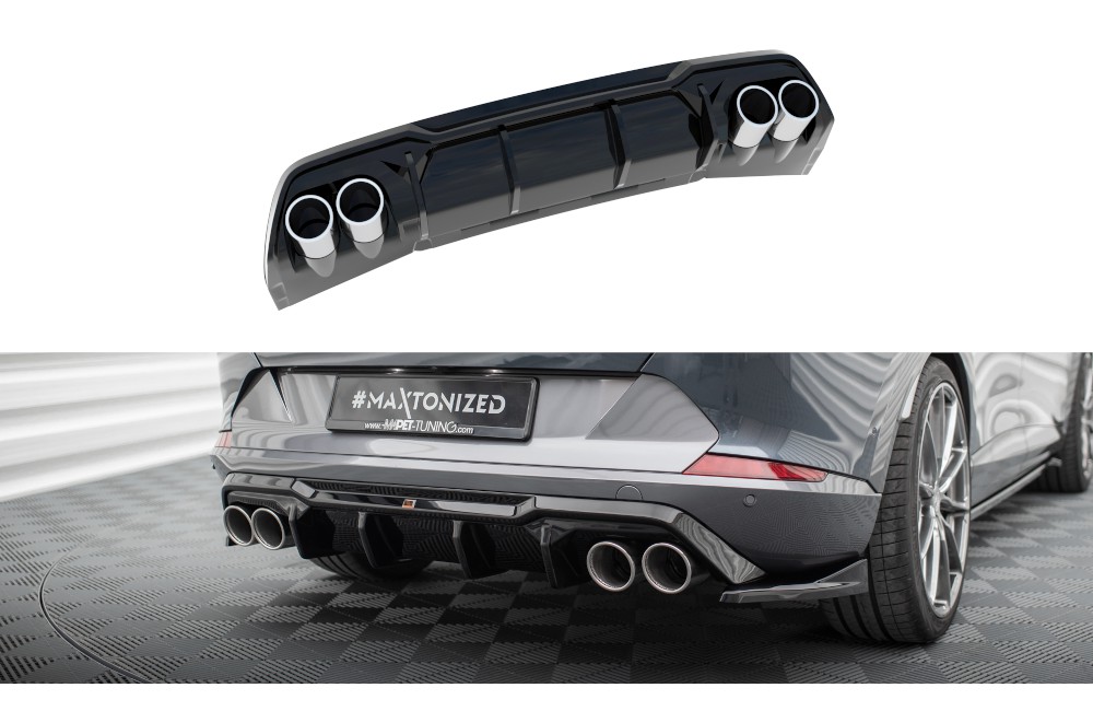 Rear Valance V.3 + Exhaust Ends Imitation Cupra Formentor Mk1