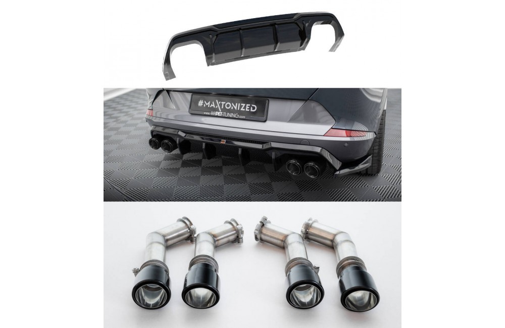 Rear Valance V.3 + Exhaust Tips Cupra Formentor VZ Mk1 / Mk1 Facelift -