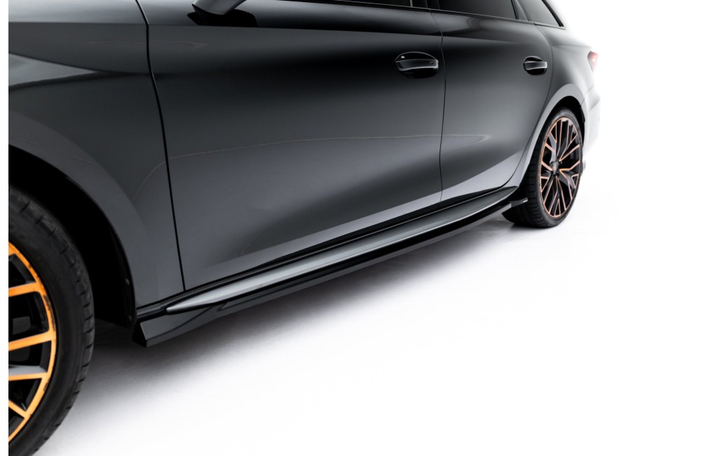 Side Skirts Diffusers V.2 Cupra Leon ST / Hatchback  Aero Mk1 / Mk1 Facelift