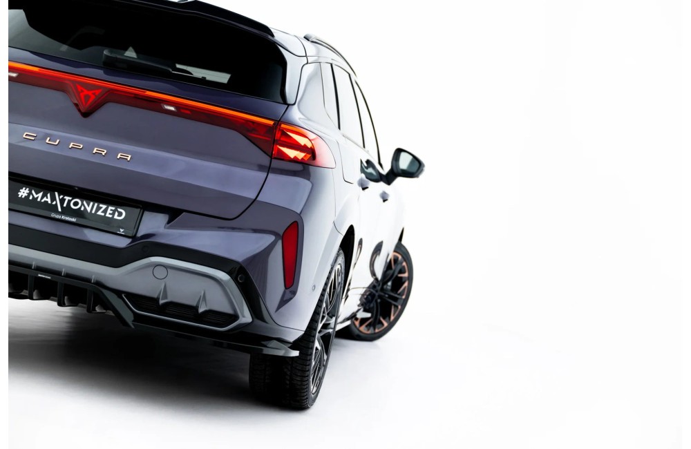 Rear Splitter (with vertical bars) V.4 Cupra Terramar Mk1 (Version with towbar)