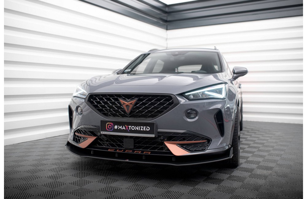 Street Pro Front Splitter Cupra Formentor Mk1 - Black