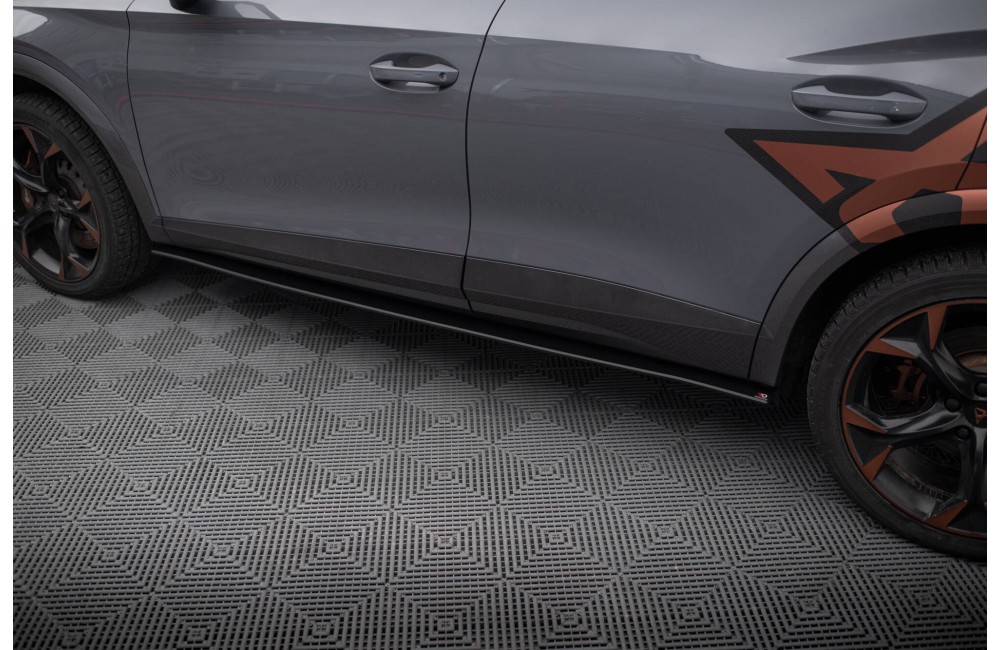 Street Pro Side Skirts Diffusers Cupra Formentor Mk1 Facelift - Black