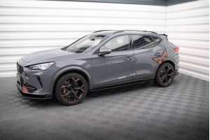 Street Pro Side Skirts Diffusers Cupra Formentor Mk1 Facelift - Black-Red