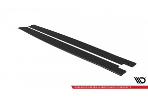 Street Pro Side Skirts Diffusers Cupra Formentor Mk1 Facelift - Black-Red