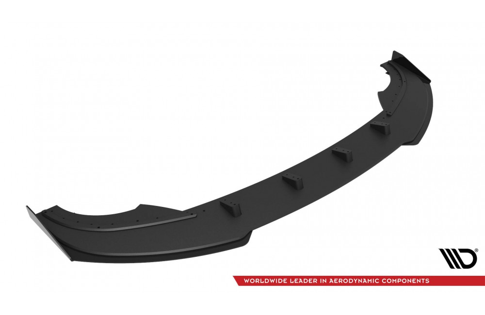 Street Pro Front Splitter + Flaps Cupra Formentor Mk1 Facelift - Black + Gloss Flaps