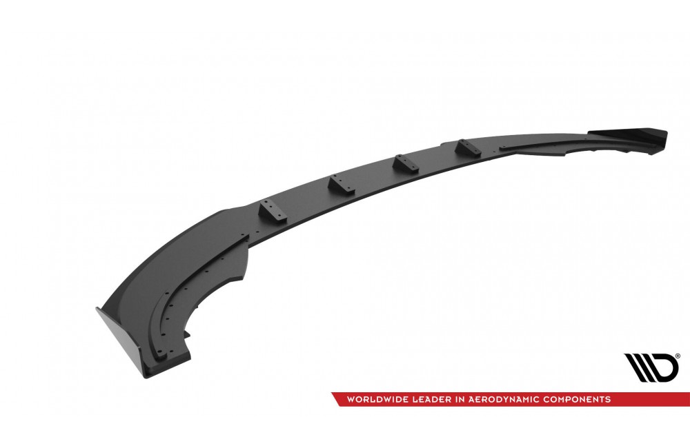 Street Pro Front Splitter + Flaps Cupra Formentor Mk1 Facelift - Black + Gloss Flaps
