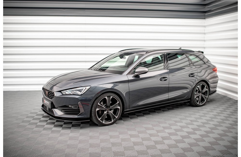 Street Pro Side Skirts Diffusers Cupra Leon Mk1 - Black Street Pro Side Skirts Diffusers Cupra Leon Mk1 - Black