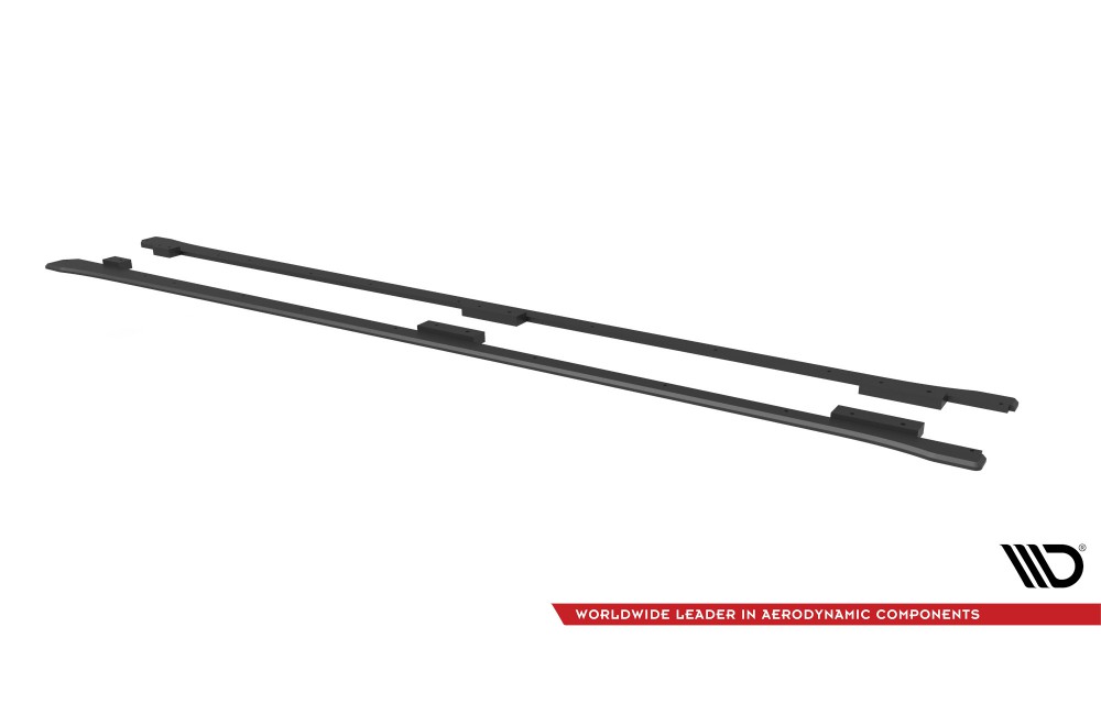 Street Pro Side Skirts Diffusers Cupra Leon Mk1 - Black Street Pro Side Skirts Diffusers Cupra Leon Mk1 - Black