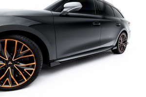 Street Pro Side Skirts Diffusers + Flaps Cupra Leon ST / Hatchback Aero Mk1 / Mk1 Facelift