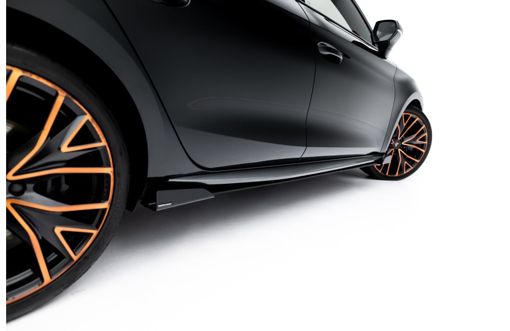 Street Pro Side Skirts Diffusers + Flaps Cupra Leon ST / Hatchback Aero Mk1 / Mk1 Facelift