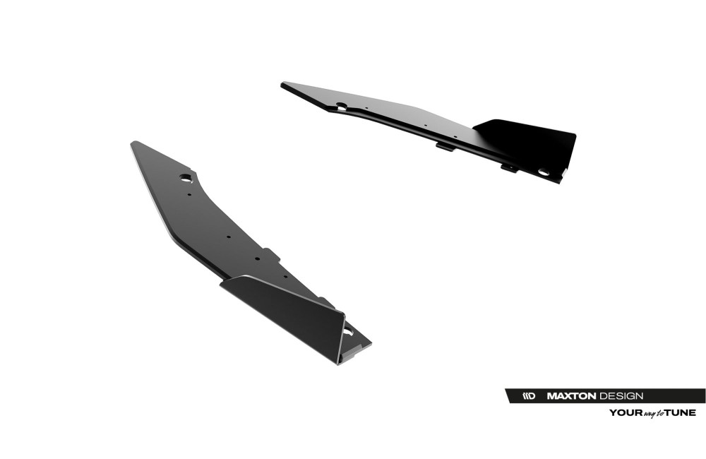 Street Pro Rear Side Splitters + Flaps Cupra Leon ST Mk1 Facelift