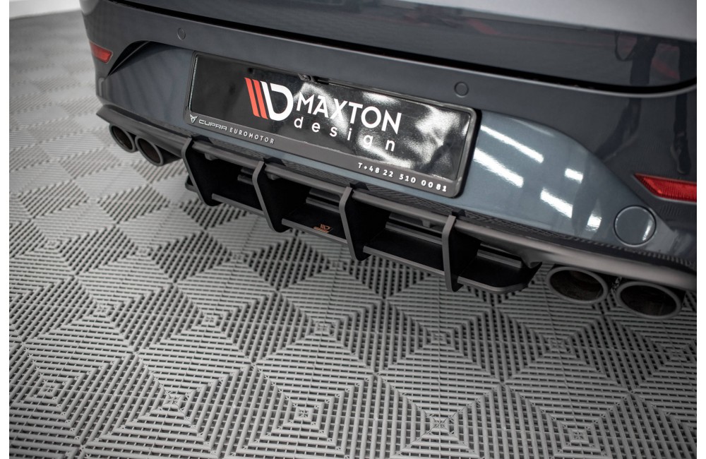 Street Pro Rear Diffuser Cupra Leon ST Mk1 - Black
