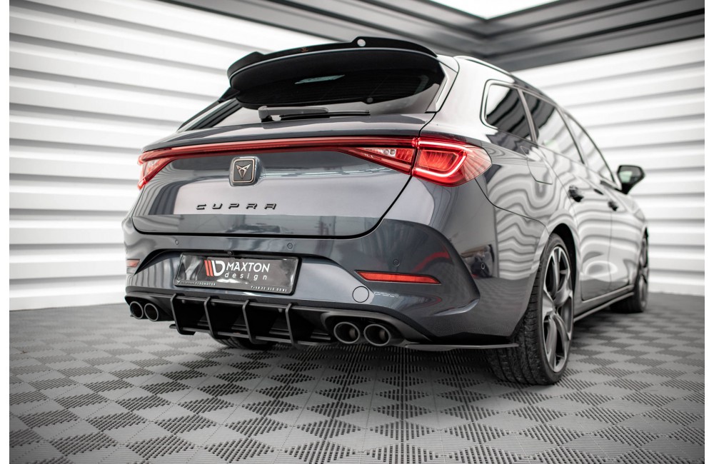 Street Pro Rear Diffuser Cupra Leon ST Mk1 - Black