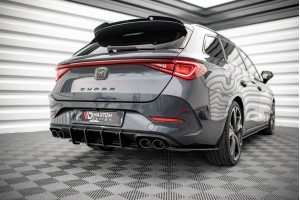 Street Pro Rear Diffuser Cupra Leon ST Mk1 - Black