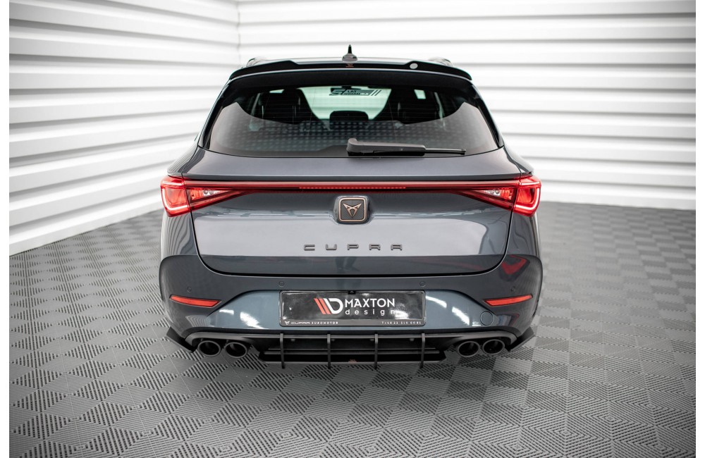 Street Pro Rear Side Splitters Cupra Leon ST Mk1 - Black