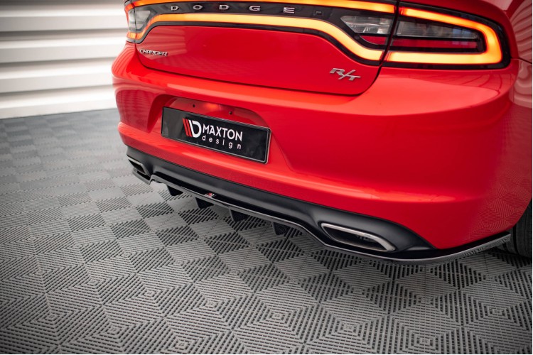 Πίσω Splitter (με κάθετους στύλους) Dodge Charger RT Mk7 Facelift