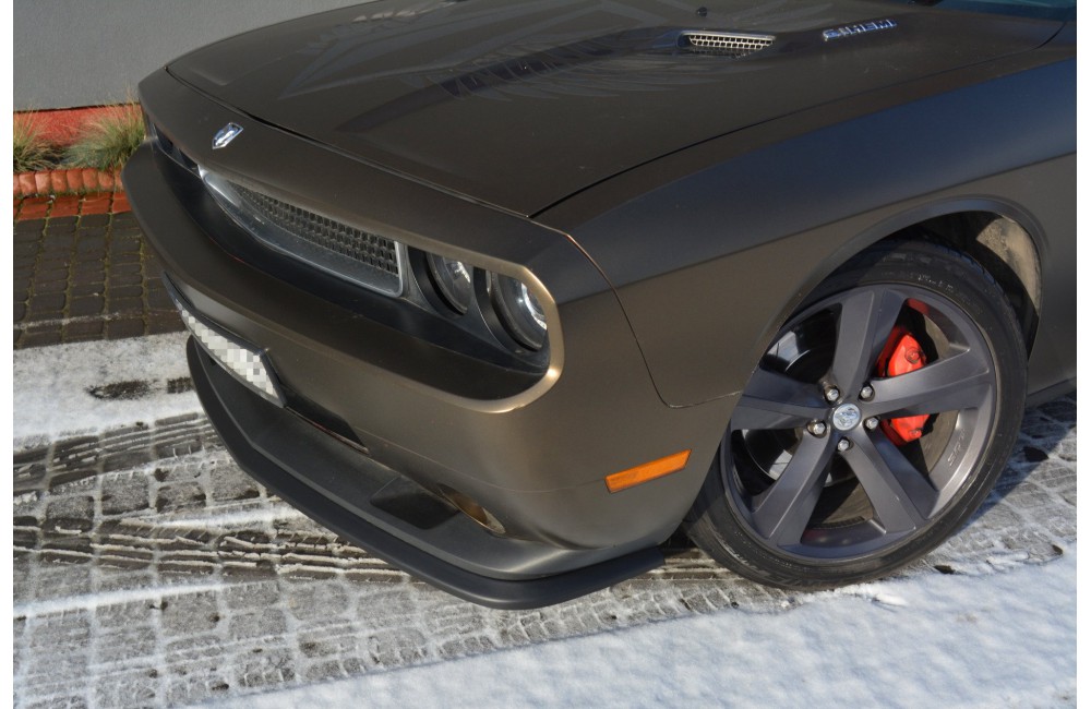 FRONT SPLITTER DODGE CHALLENGER MK3. PHASE-I SRT8 COUPE